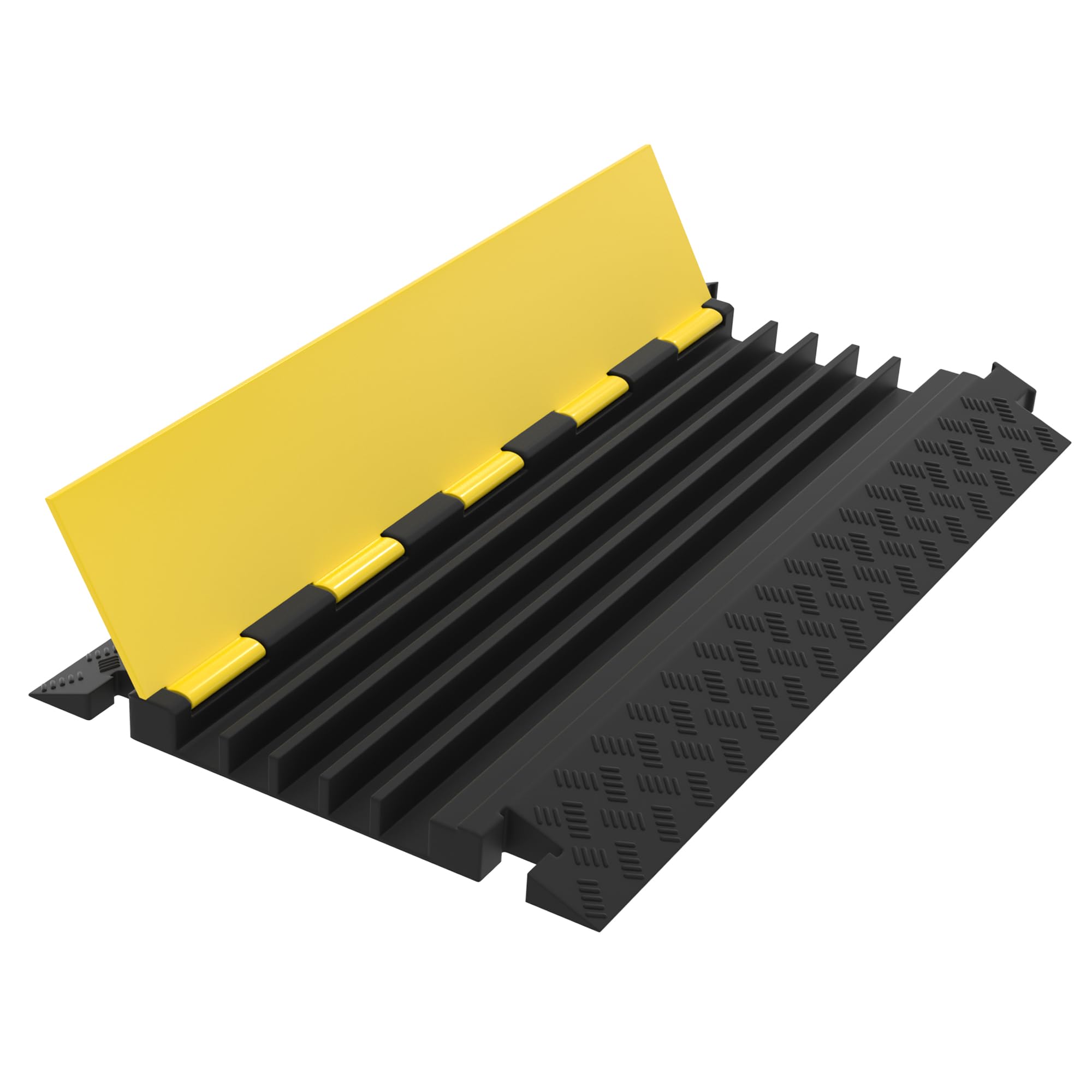 RELIANCER 5-Channel Rubber Cable Protector Ramp