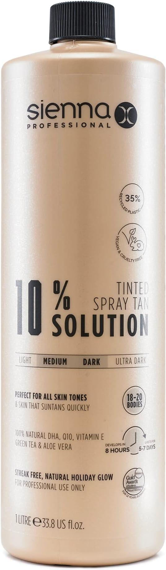 Sienna X Professional Spray Tan Solution 10% 1 Litre