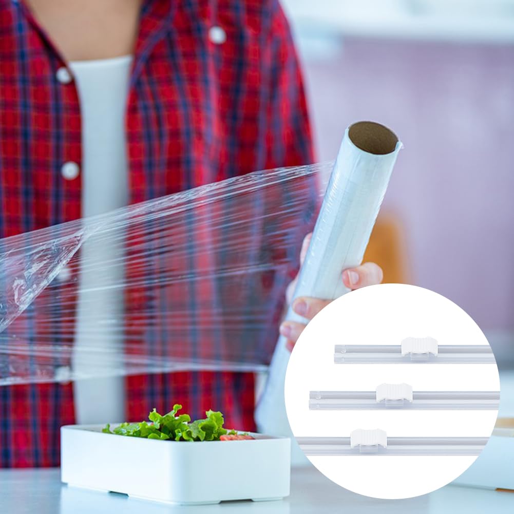DICOSMETIC 6 Pièces Découpeur de Film Plastique 13" Découpeur Coulissant pour Distributeur de Film Alimentaire Remplacement de Découpeur de Film Auto Adhésif