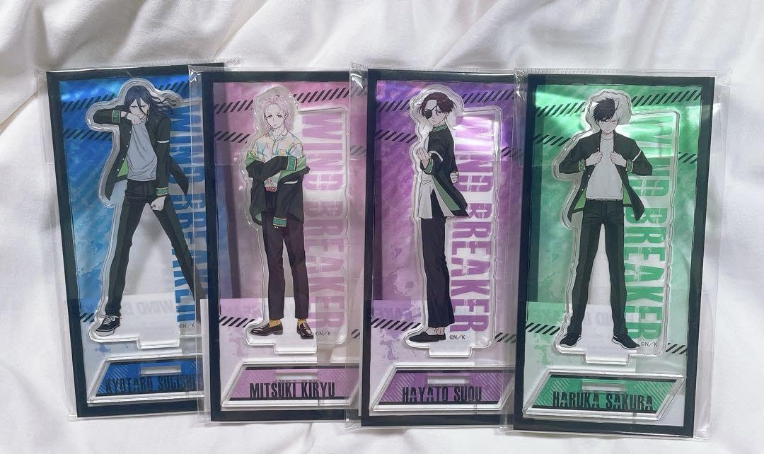 Amazon.co.jp: wind breaker アクリルスタンド 桜 蘇枋 杉下 桐生 4点