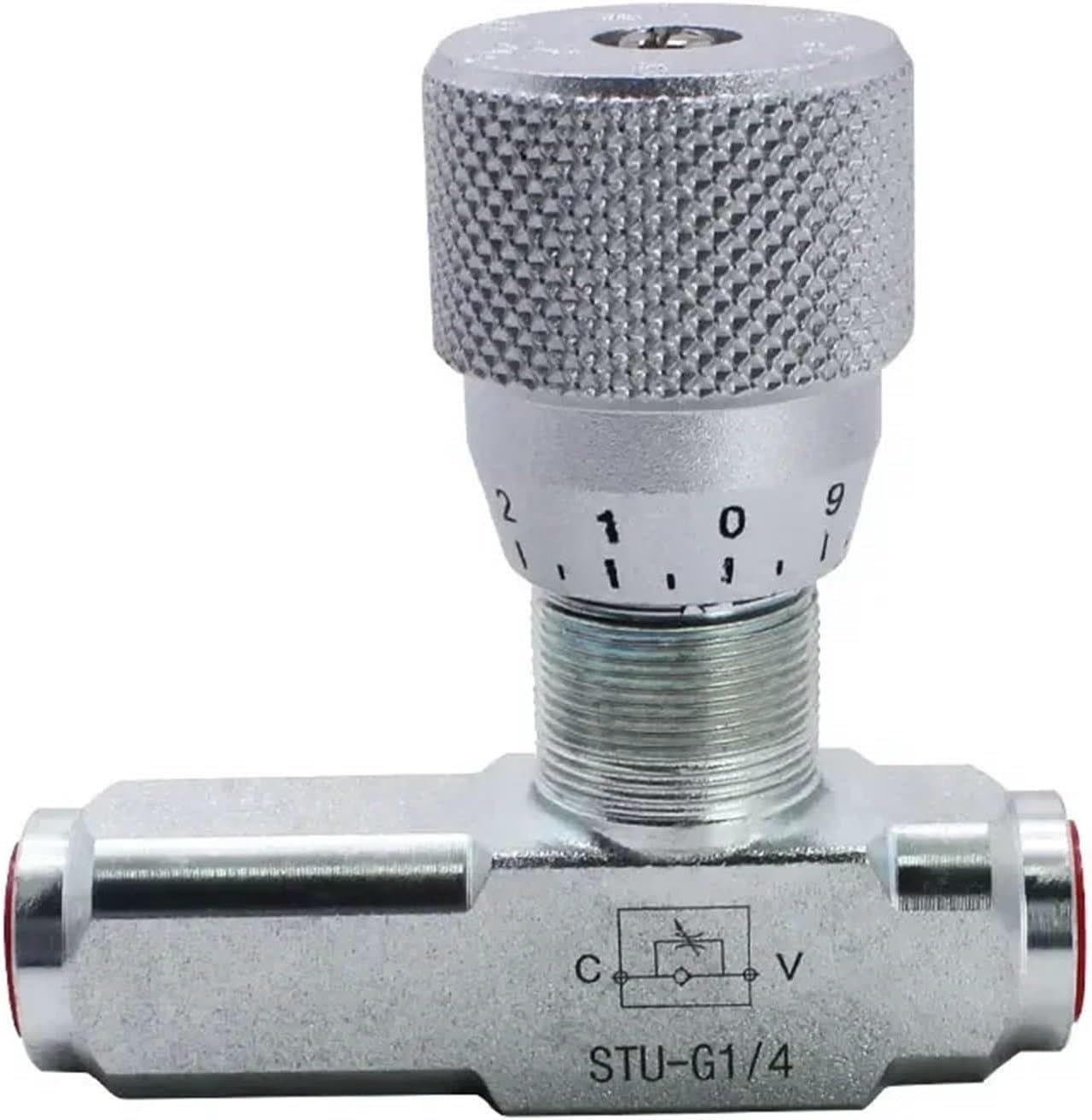 ‌Hydraulic Flow Control Valve ST Series - G3/8 Port Adjustable Speed Valve(G1 4)