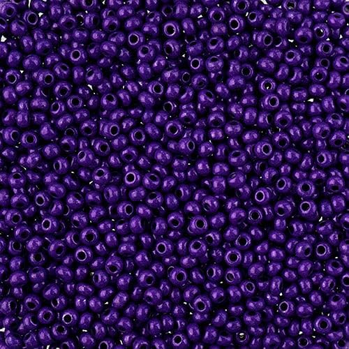 John Bead Czech Glass Seed Beads 10/0 Terra Intensive Purple 22g Vial of DIY Jewelry Making Beads Preciosa (Jablonex)