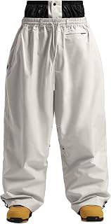 GSOU SNOW Womens Mens Snow Pants Baggy Snowboard Ski Pants Wateproof Warm