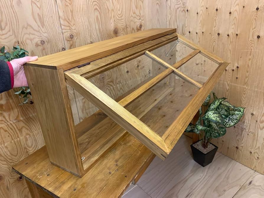 Amazon.co.jp: 突き出し窓 90×15×40cm アンティークブラウン