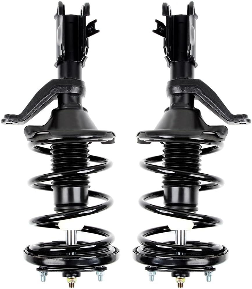 Struts Shock suspension kit for Honda Civic 1.7L 2001 2002 2003 2004 2005 for Honda Civic Front and Rear Complete Struts Assembly Stabilizer Bar Link Kit 8 Pcs, 171433 171434 171340L 171340R
