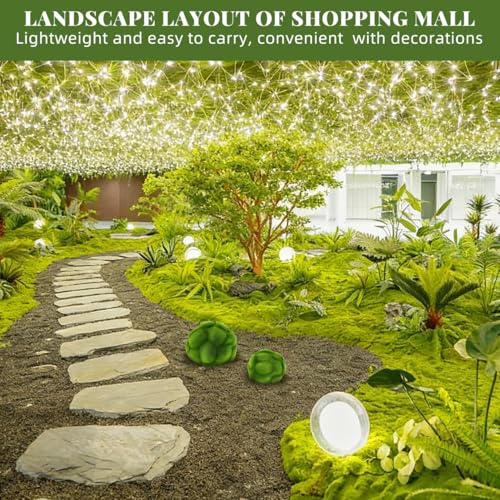 Bolas de plantas de imitación Housoutil para decorar zonas sombrías sin riego 8