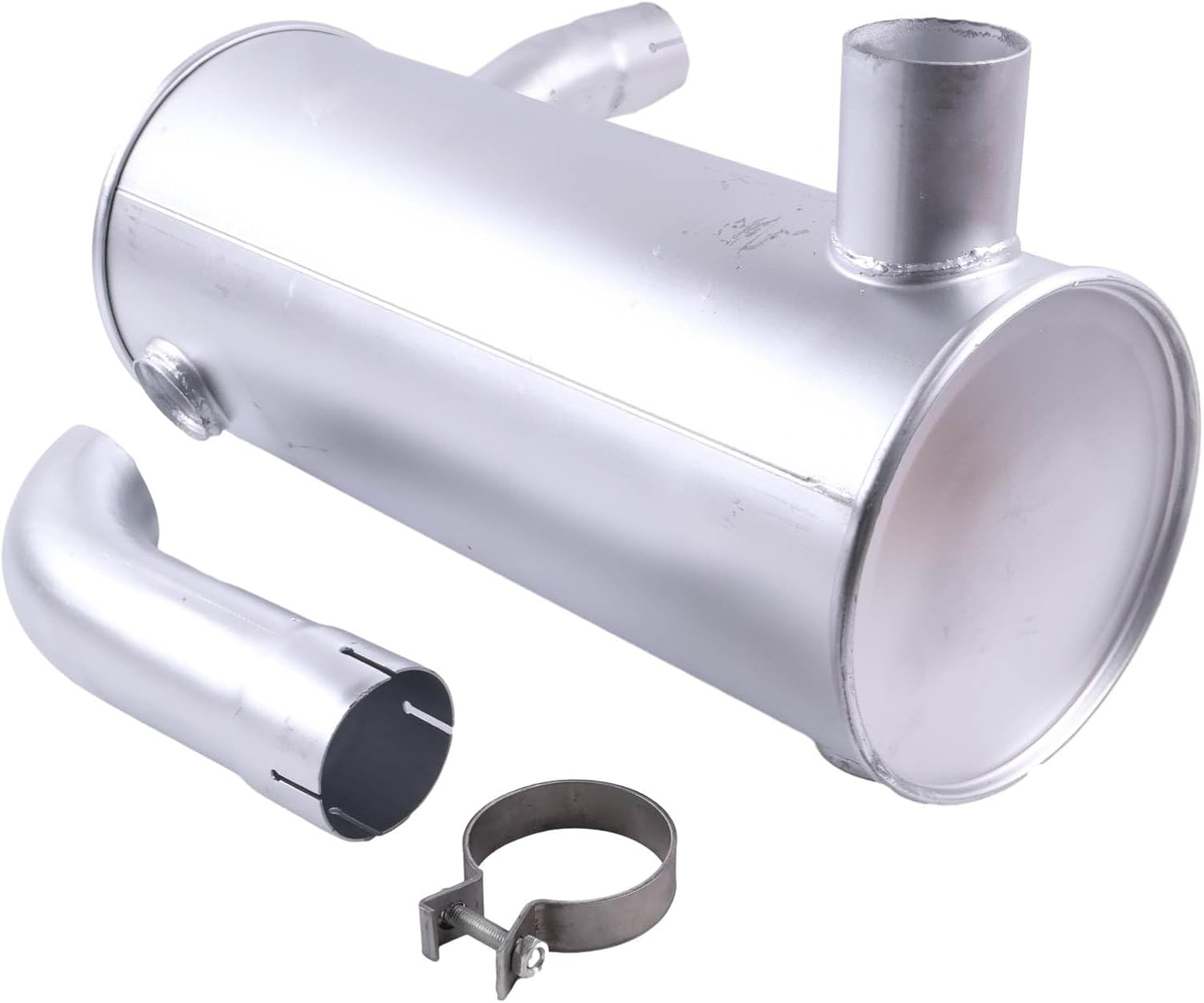 ZTUOAUMA Muffler Silencer 4155623 TH100872 4687593 Compatible with John Deere 490 495D 595 for Hitachi Excavators