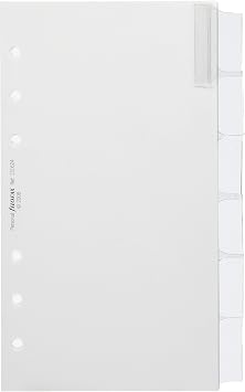 Filofax 131624 Personal Organizer Refill, Bible Index, 6 Pages, Multicolored