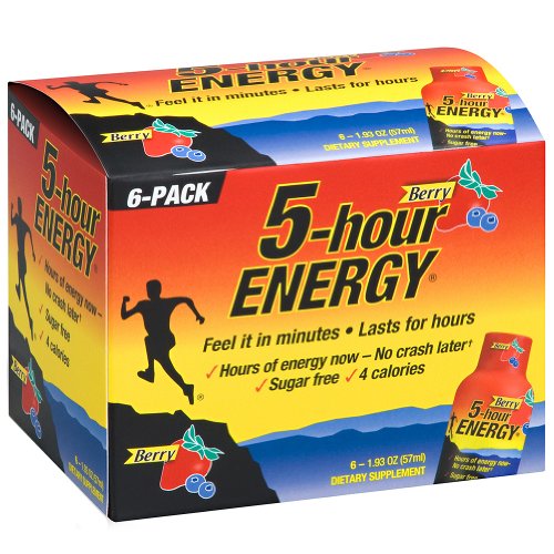 5 Hour Energy, Berry, 6 Count