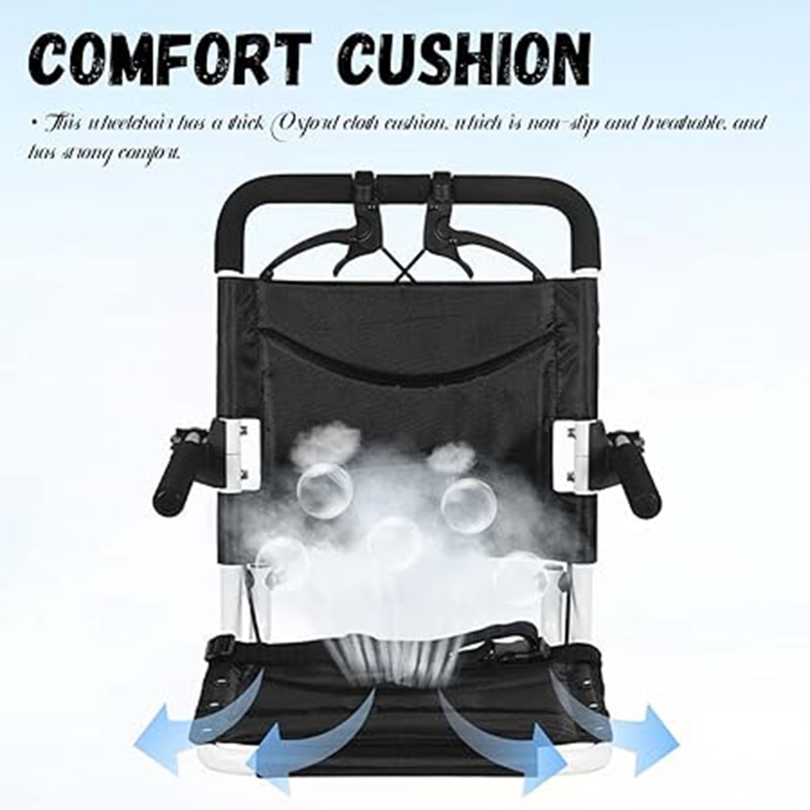 Silla De Ruedas Silla De Ruedas De Viaje Ligera Y Plegable Con Freno De Tambor Silla De Ruedas Portátil Ultraligera Para Adultos Niños Y Ancianos A