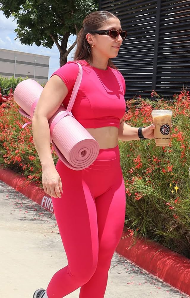 Aoxjox High Waisted Workout Leggings for Women Scrunch Tummy Control Luna Buttery Soft Gym Yoga Pants 26"