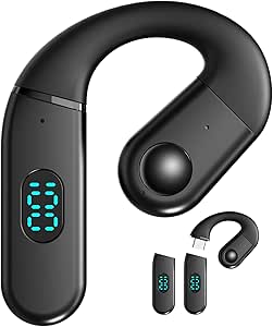 Amazon.com: Single Ear Earbud Bluetooth Earpiece Handsfree One Ear ...