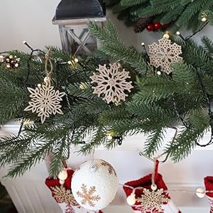 24pieceswoodenchristmassnowflakesornaments3inchsnowflakehangingornamentforrusticchristmastreedecorationholiadygiftcrafts Urban Country Home Decor 24 pieces wooden christmas snowflakes ornaments 3inch snow flake hanging ornament for rustic christmas tree decoration holiady gift crafts urban country home decor