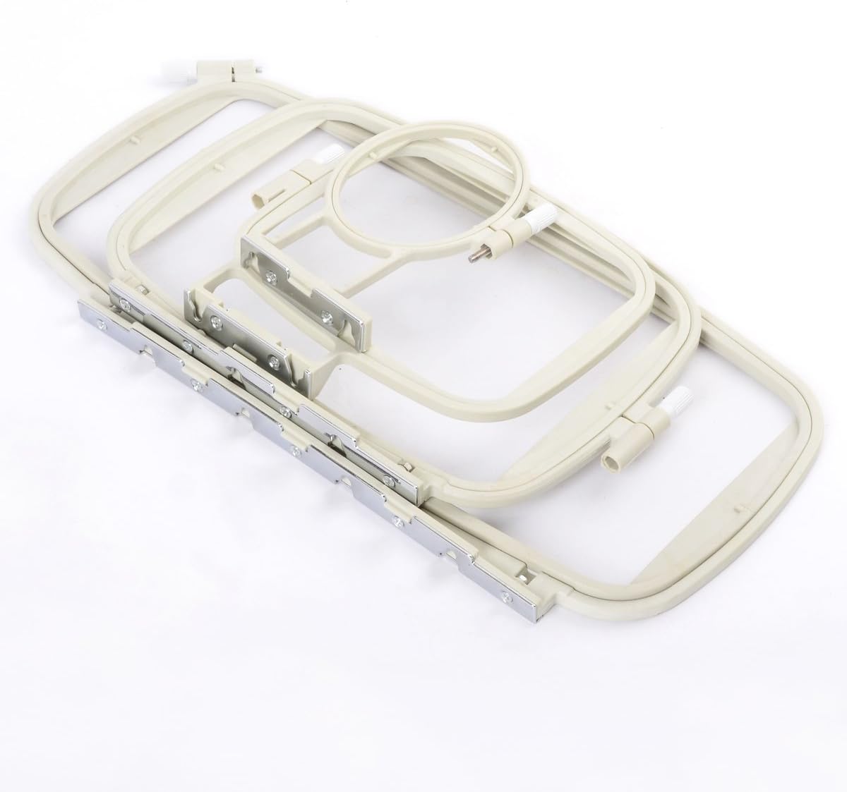 4 in 1 Embroidery Machine Hoops Set for Brother PE-700, PE-700II, PE-750D, PE-780D, Innovis 1000, Innovis 1200 Innovis 1250D, PC-6500, PC-8200, PC-8500, PC-8500D