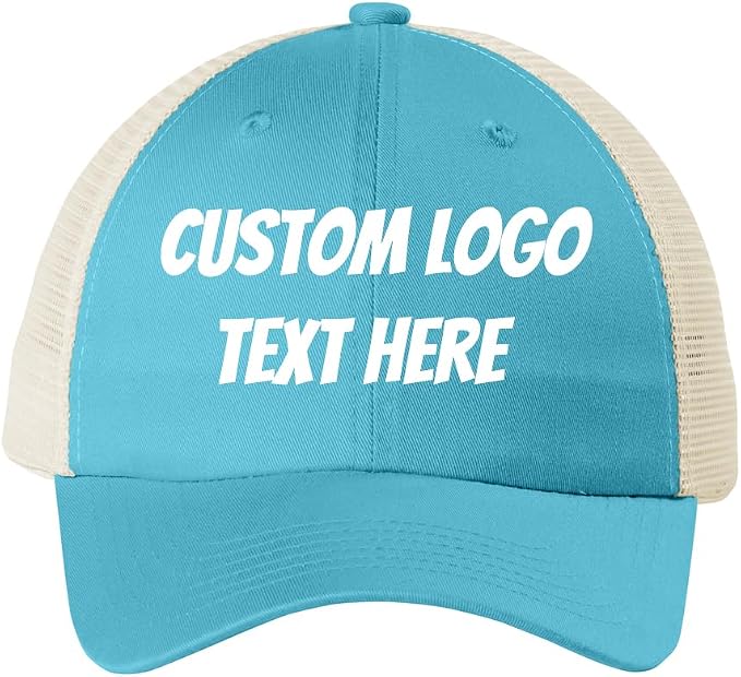 INK STITCH C943 Custom Stitching Logo Texts Personalized Beach Wash Trucker Baseball Caps image 4