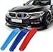 Produktbild BizTech ® Clip-In Kühlergrill-Einsätze, kompatibel mit BMW Serie 5 G30 G31 G38 2018 2019 2020 9 Strahlen Stats Bars Motorhaube Haube Nieren Heizkörper Streifen Abdeckung