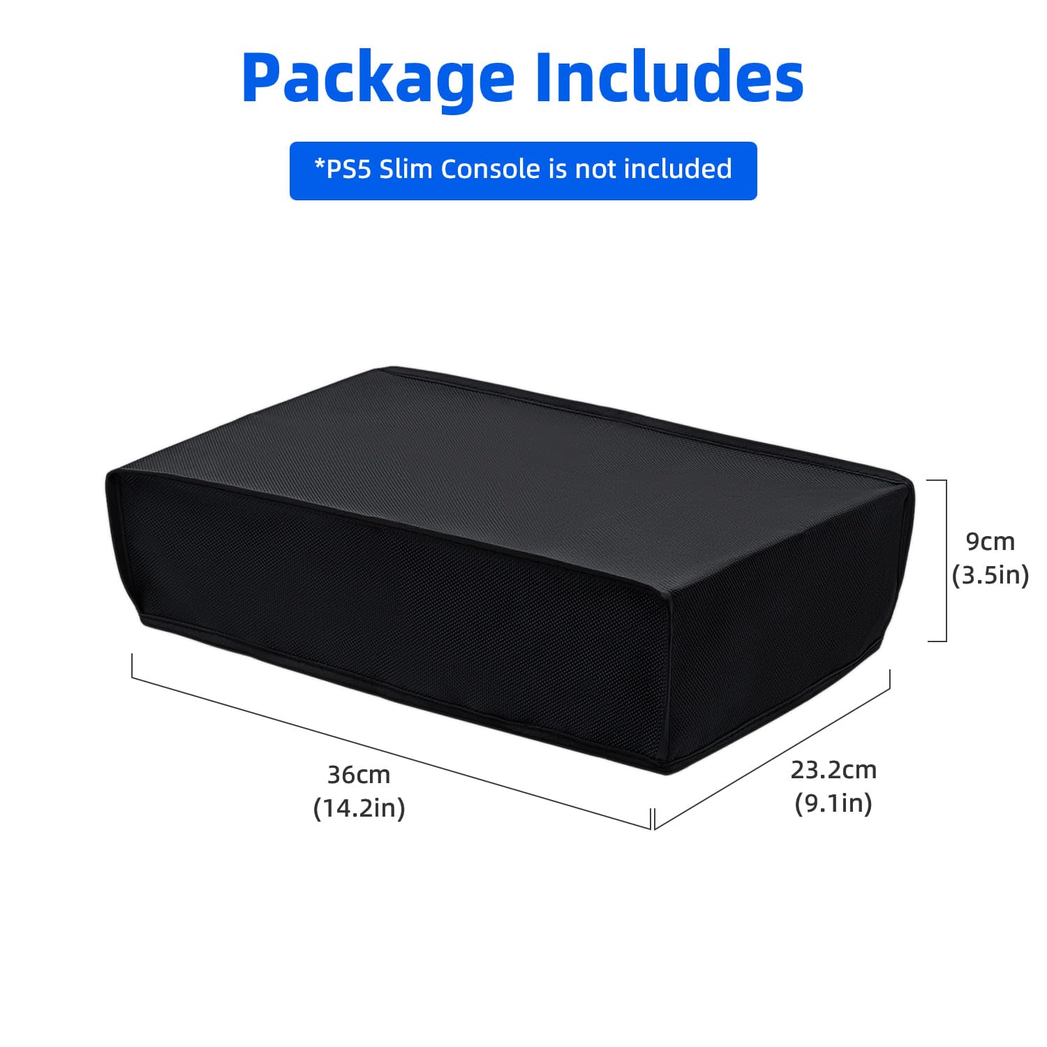 Mcbazel Funda Contra Polvo Protector Cubierta Antipolvo para PS5 Slim (No para la PS5/PS5 Pro)