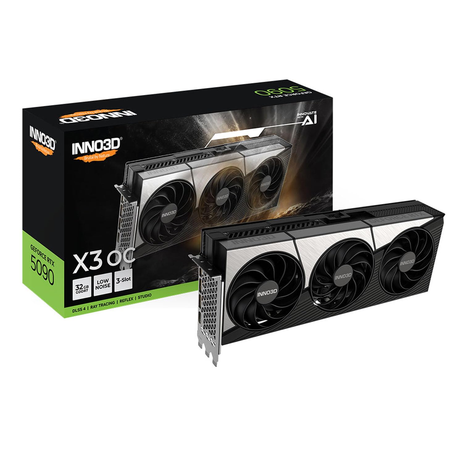 Inno3D GeForce RTX 5090 X3 OC - 32GB GDDR7, HDMI, 3X DP: Buy