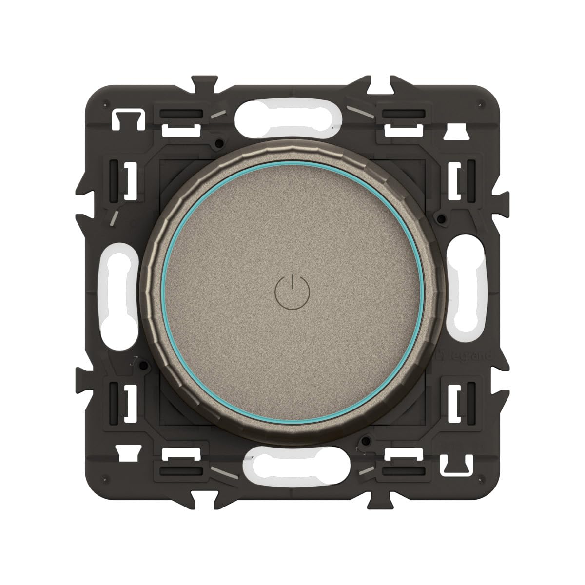 Image secondaire de Interrupteur Variateur Rotatif Legrand - Commande d'Éclairage Dimmable jusqu'à 200W - Titanium