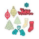 Con este conjunto de framelits y sellos, puedes agregar un toque navidad a tus creaciones; puedes usar los juntos o por separado para adaptables a todos tus proyectos
