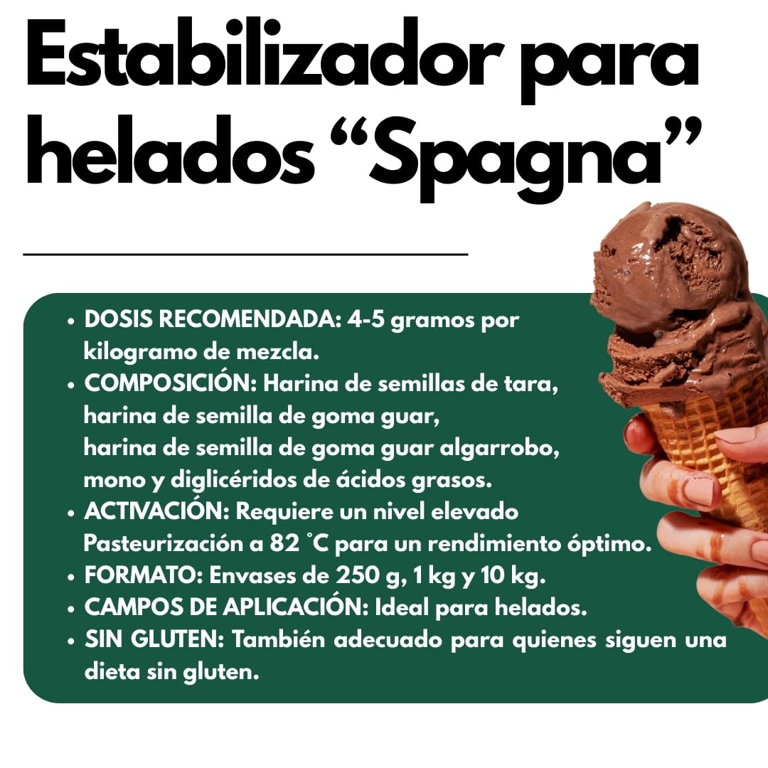Saporepuro NEUTRO ESTABILIZANTE para helados y sorbetes (S) con emulsionante - 250 GR