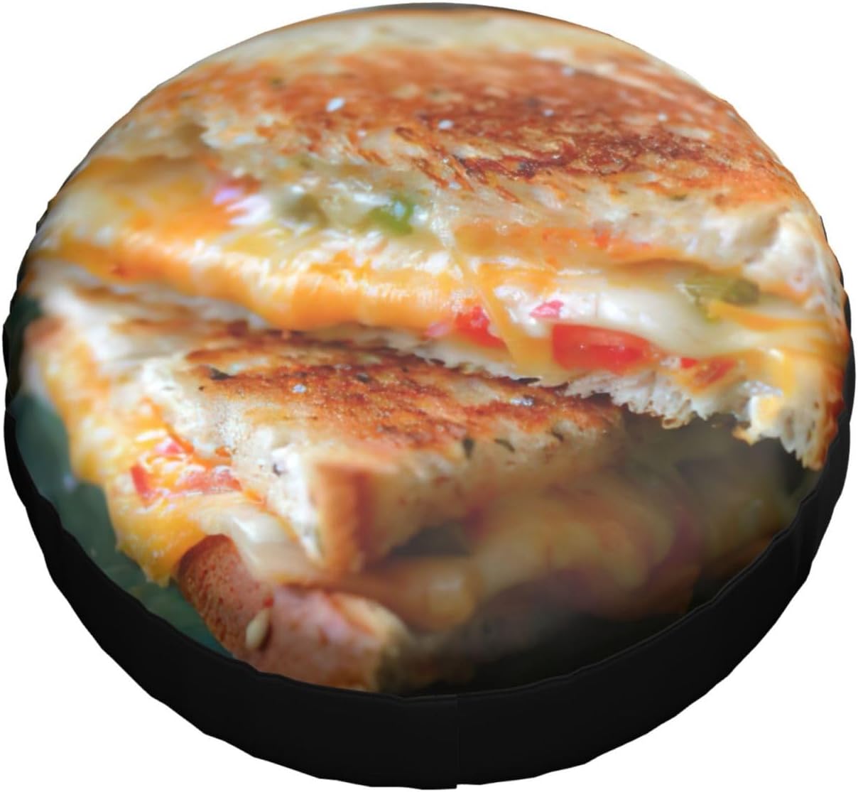 Cheese Sandwiches Print Tire Cover Universal Spare Wheel for Trailer Rv SUV Truck Camper Travel Accessories