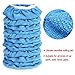 SIQUK 16 Packs Polishing Bonnets(5 to 6 Inches) Car Polisher Pad Bonnet Buffing Pad Cover Soft Microfiber Car Polishing Bonnet Pads for Car Polisher