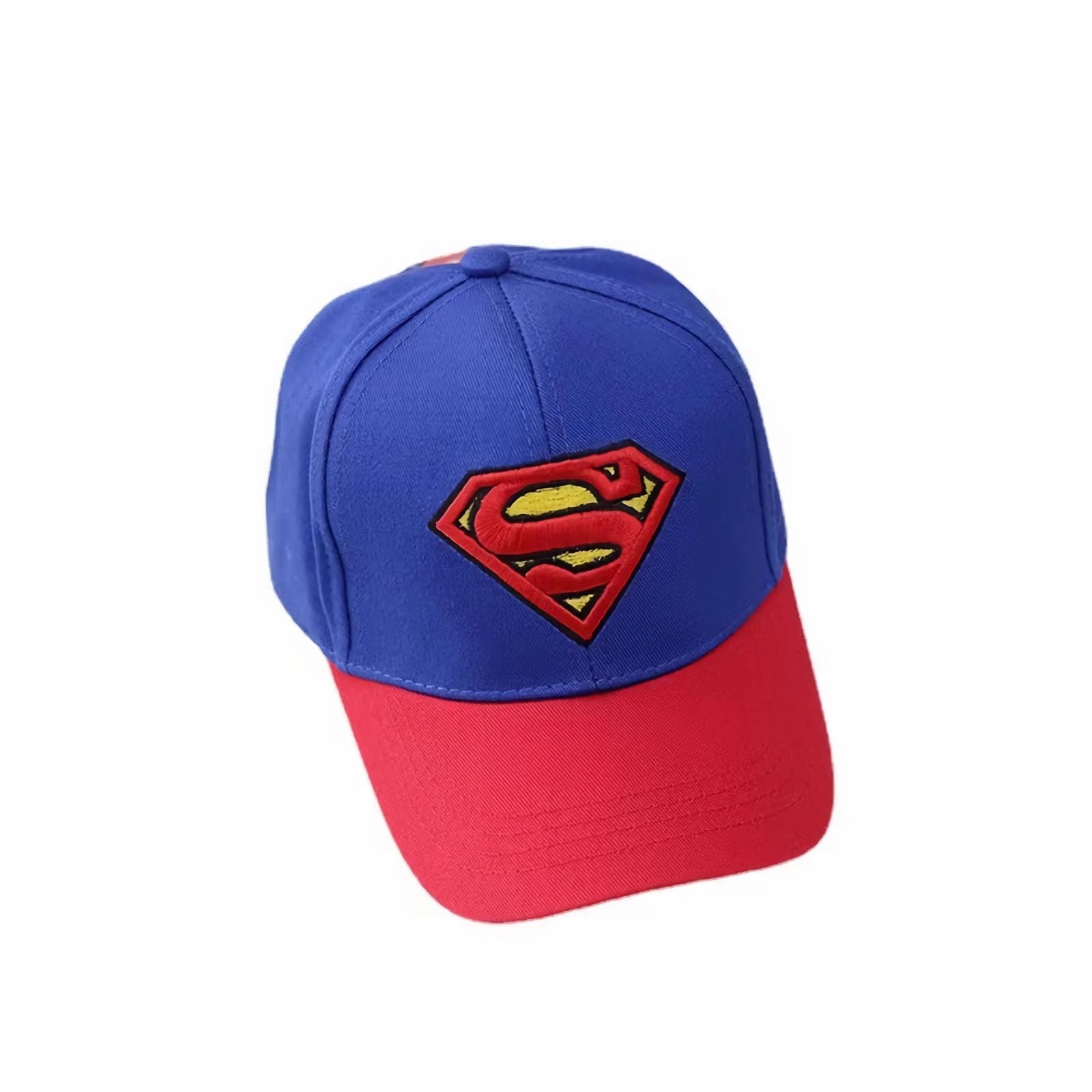 ZEJGLZRZ Kids Baseball Cap for Boys Ages 3-8, Breathable Baseball Adjustable Hat Ideal for Outdoor Activities Such As Hiking, Fishing, and Camping Blue/Red