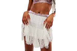 Lace Silk Skirt