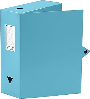 Viquel Class Doc – Caja para archivar (polipropileno, ancho 100 mm, color azul turquesa