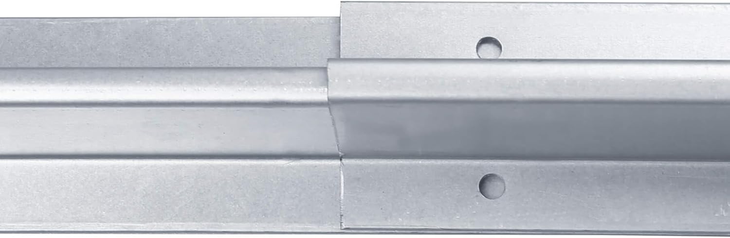 Wulankd 16FT Garage Door Reinforcement Bracket, Heavy Duty Steel Garage Door Hurricane Strut Beams, 22 Thick Steel,Screws Included
