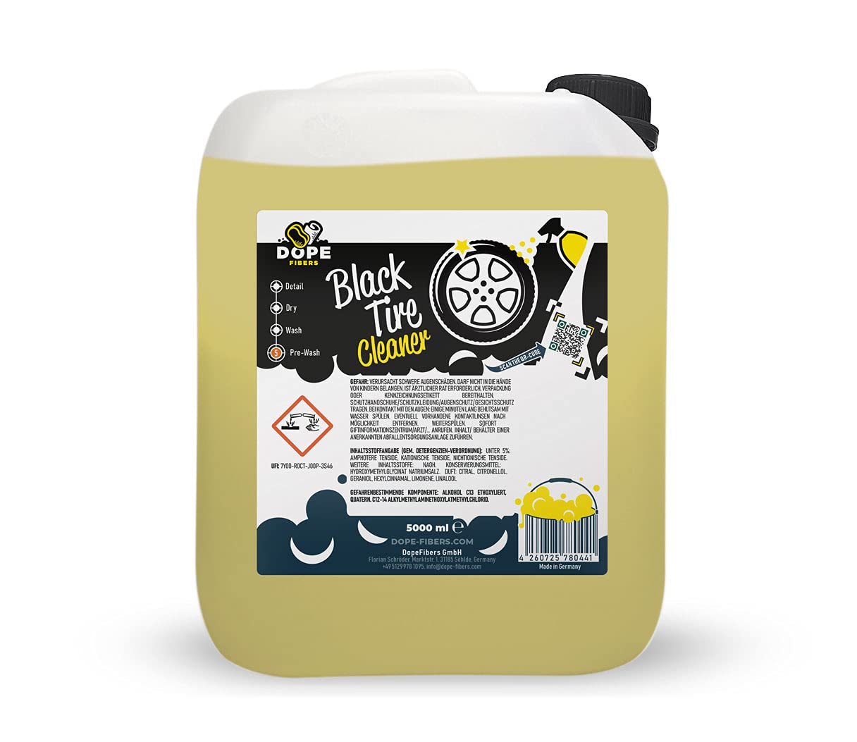 BlackTireCleaner Nettoyant pour pneus (5000 ml)