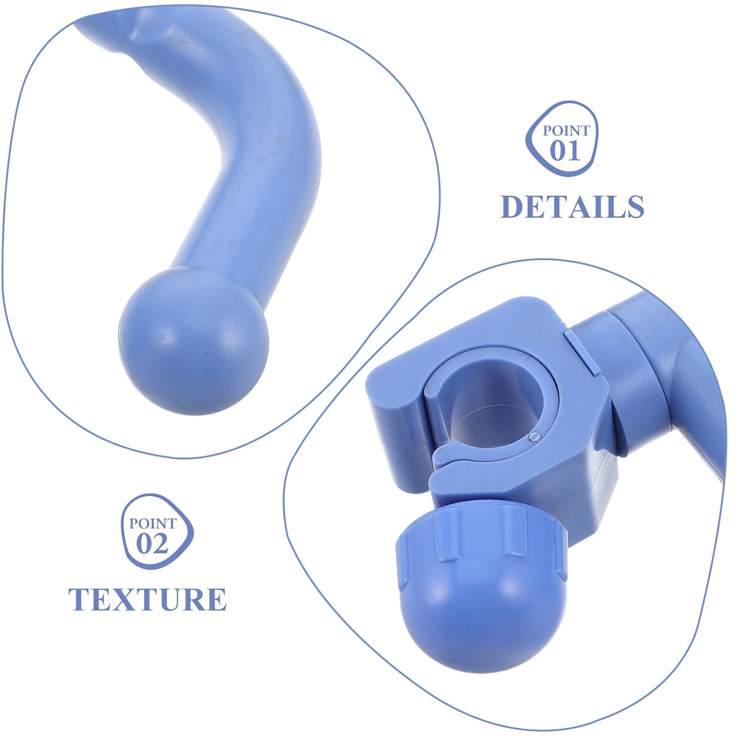 MAGICLULU Drip Stand Rotation Grip Handle with Anti-Slip Thickened Degree Rotation Fits 25mm and 32mm Hole Diameter, Sturdy Plastic and Metal for Iv Stand for Home