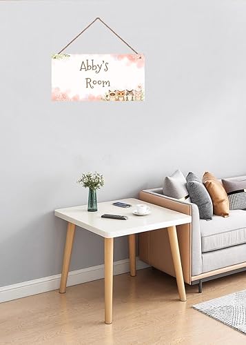 Miniatura 12 de Letreros personalizados con nombre personalizado para habitación de niños, decoración de pared para dormitorio de niñas, habitación de niños