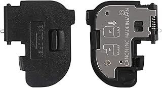 Shenligod (2pcs Battery Door Cover Repair Part Replacement Battery Lid Cap for Canon EOS 7D EOS DSLR Digital Camera Repair Black