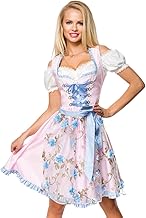 Dirndline Damen Dirndl mit Blumensch?rze Kleid f?r besondere Anl?sse
