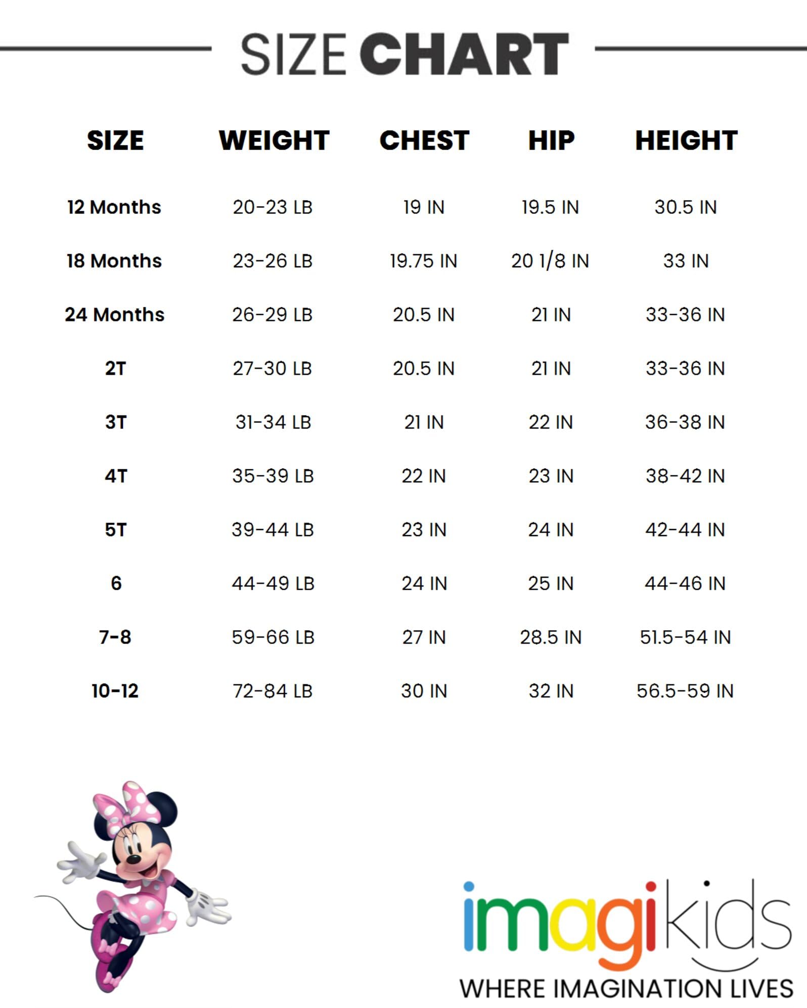 Disney Minnie Mouse 3-częściowy zestaw strojów dla małych dzieci i dużych dzieci