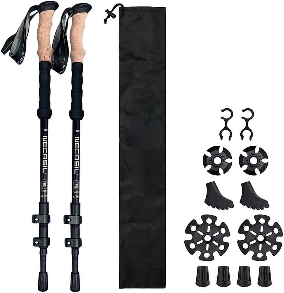 Trekking Pole for Men Women with Storage Bag