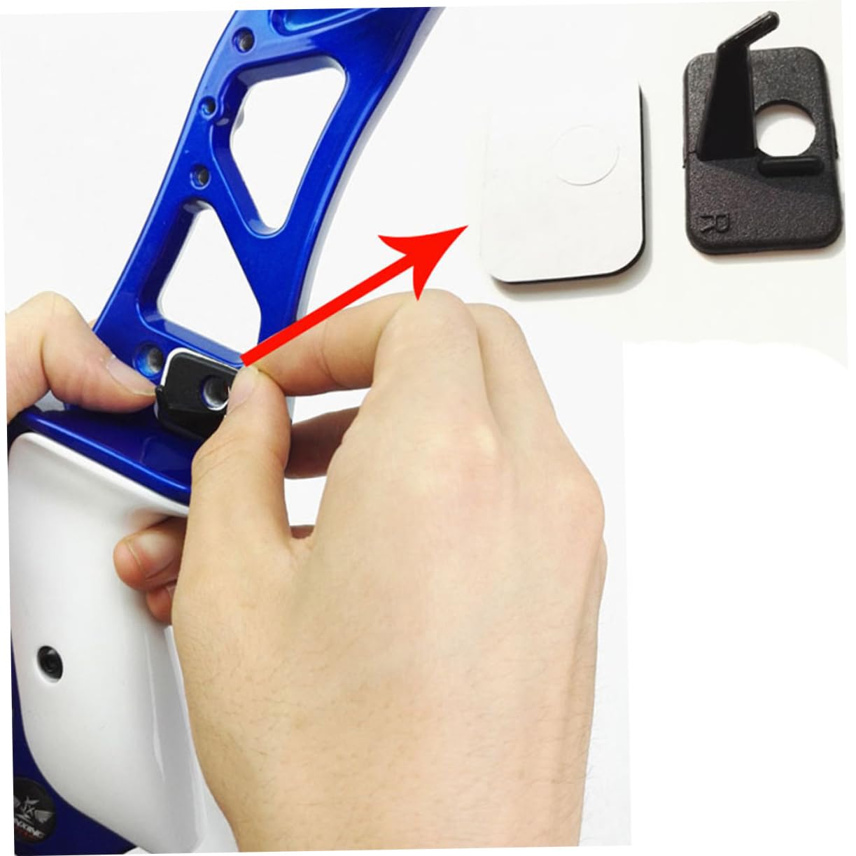 KESYOO 8Pcs Self Adhesive Rest Replacement for Recurve Right Handed Accessories for Precision Shooting and Targeting