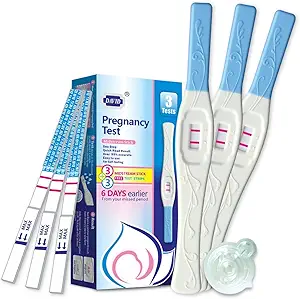 DAVID Pregnancy Test Early Detection HCG Test for Fertility Women, Over 99% Accurate and Reliable Results, Pruebas De Embarazo 6 Days Before Missed Period 6 Count