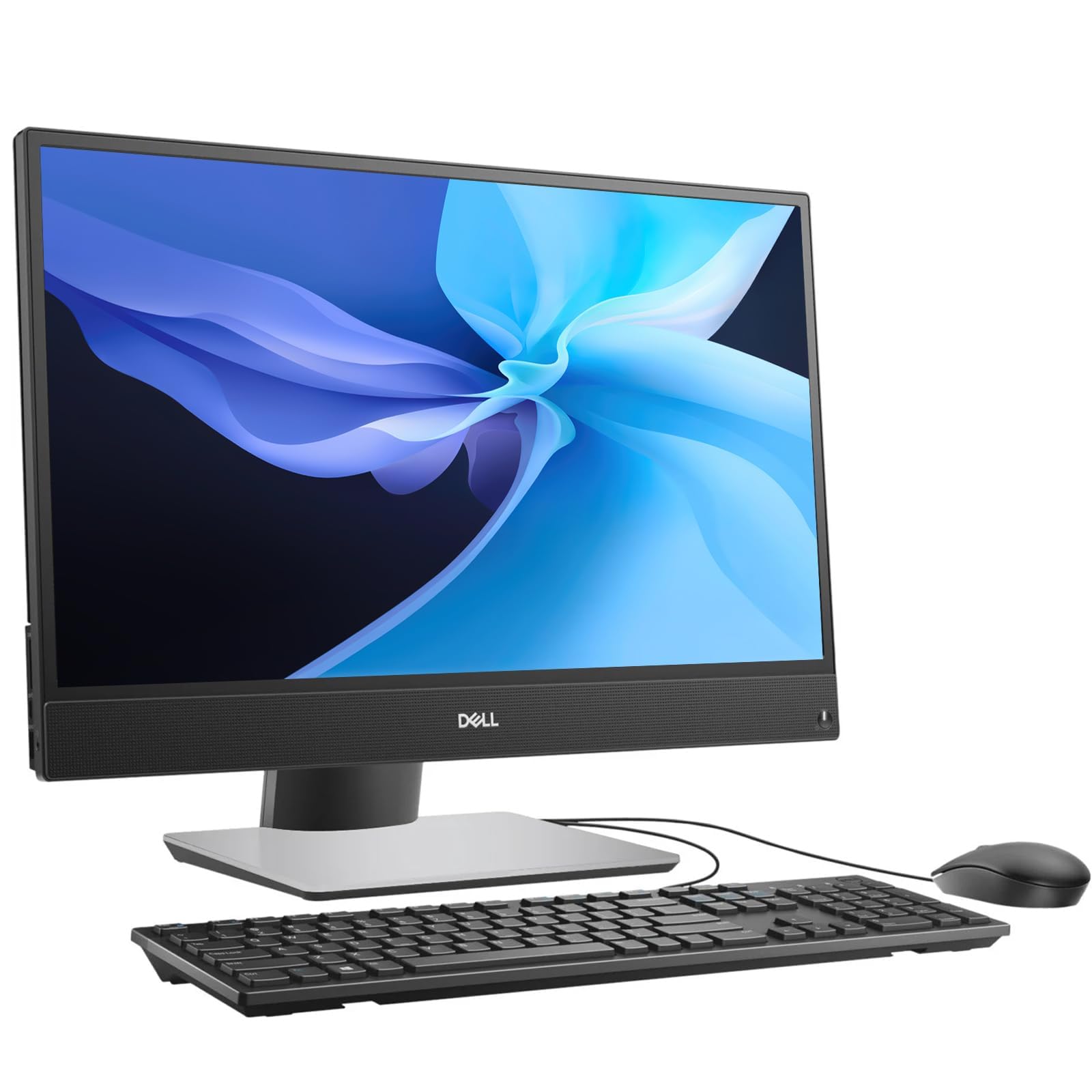 Dell Optiplex 5270 - Ordenador de sobremesa Todo en uno, con Monitor de 21,5 Pulgadas, Intel Core i5-9500, 16 GB de RAM, 512 GB SSD, WiFi, Bluetooth, Teclado QWERTY, Windows 11 Pro (reacondicionado)