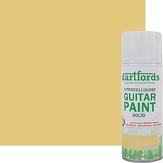 dartfords TV Yellow Nitrocellulose Guitar Paint 400ml Aerosol