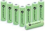 AA Ni-MH 600mAh 1.2V Rechargable Solar Light Batteries for Outdoor Solar Lamps Garden Lights Remotes Mice(8Pcs)
