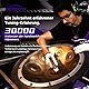 ASTEMAN D-Moll Handpan, 22 Zoll, mit 9 Noten, inklusive Rucksack, Kurs, Fingerpicks, Ständer, Reinigungstuch und zwei Schlägel.(Light Gold, 432)