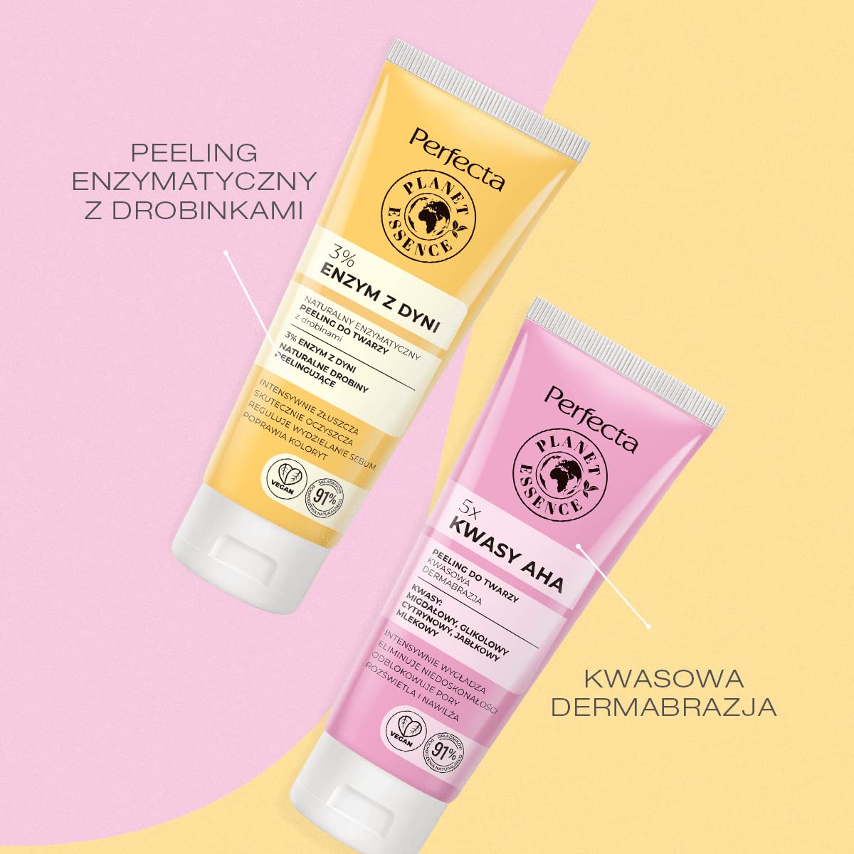 Perfecta Natural enzymatic facial exfoliation, 3% pumpkin enzyme, Weiß, 90 g (Pack of 1) - Image 2