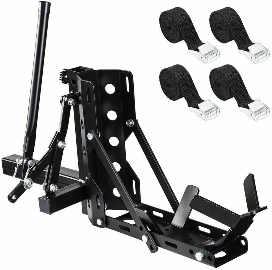 Portable Motorcycle Trailer Carrier Tow Dolly Rack Hitch GNT56215182 Easy to install