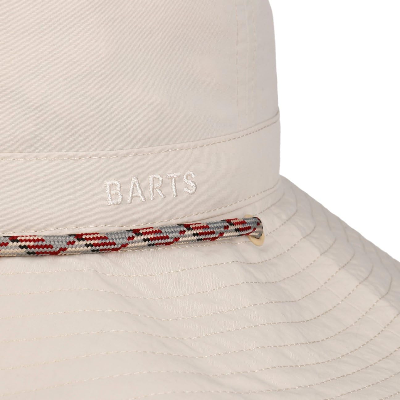 Barts Sombrero de ala Ancha Zaron Hombre/Mujer - Tela Verano para el jardín con Tira mentón Primavera/Verano