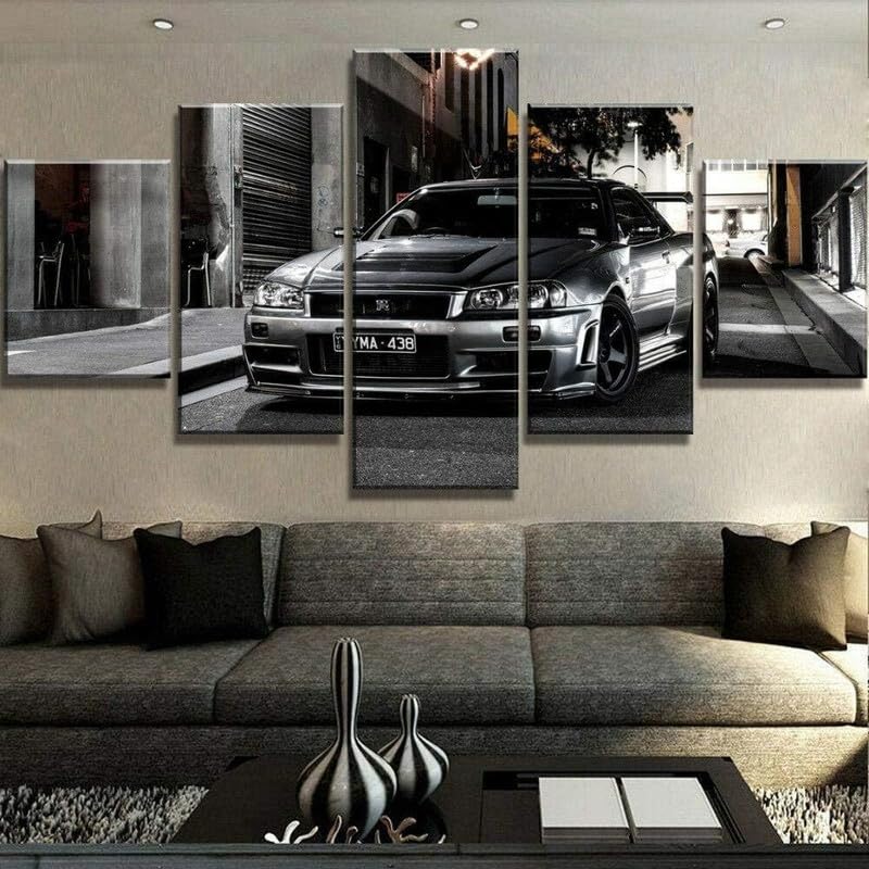 Image modulaire Gtr R34 pour habiller un grand mur vide avec élégance