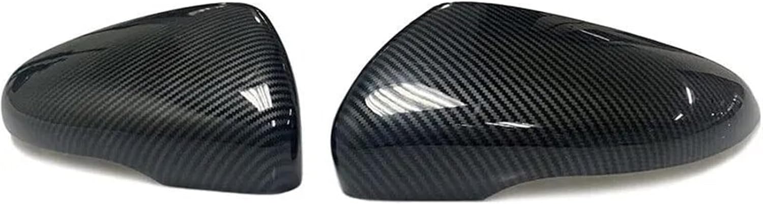 Door Wing Mirror Cover for VW for Golf 6 for MK6 for GTI for Touran 2009-2014 Pair Car Side Rearview Mirror Cover Cap Rear View Mirror Housing Cover Door Mirror Cover Caps(Glossy Black)