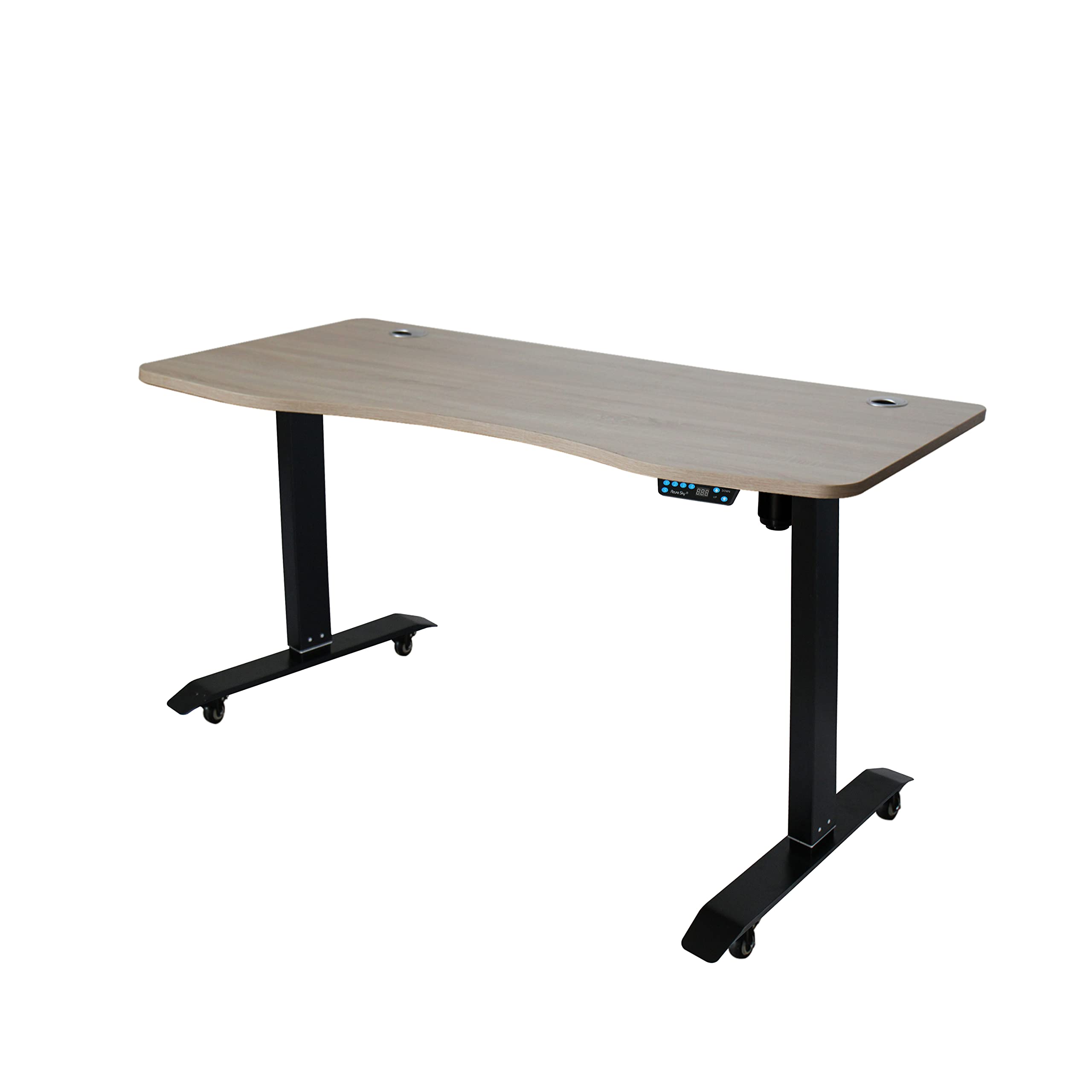 Buy MAGARI Electric Standing Desk with Wheels & Cable Management 55x25